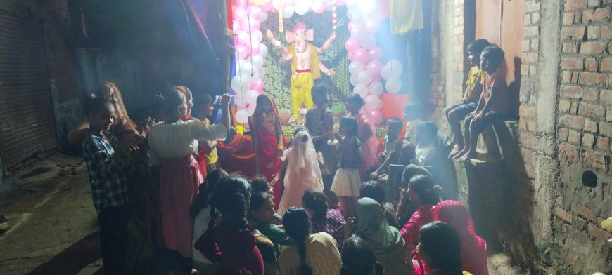 बड़े ही भव्यता के साथ गोखले नगर में मनाया जा रहा गणेश उत्सव