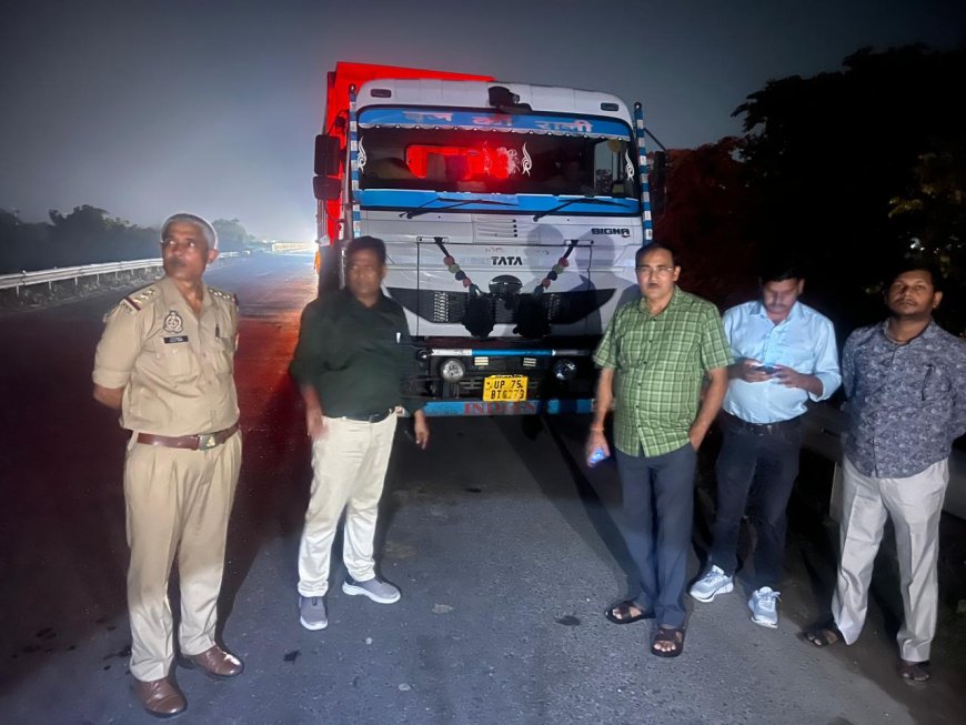 कोतवाल,एआरटीओ, खनिज अधिकारी ने 10 अवैध गाड़ियां पकड़ी