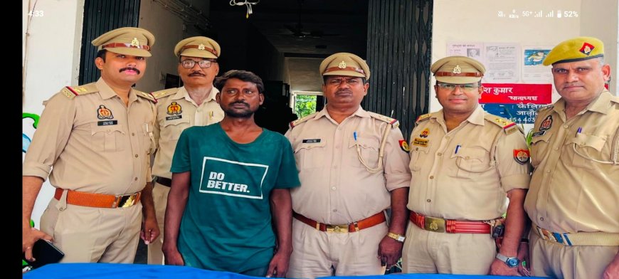 कैलिया पुलिस ने अभियुक्त को अवैध तमंचा के साथ गिरफ्तार कर भेजा जेल