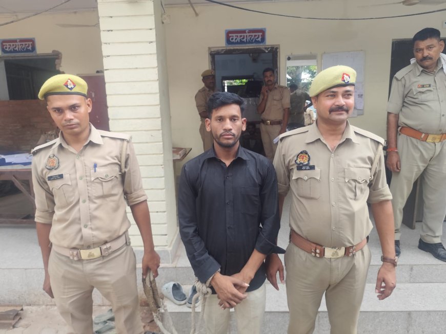 प्रेमिका के साथ मिलकर दादी हत्या कांड का अभियुक्त चढ़ा पुलिस के हत्थे