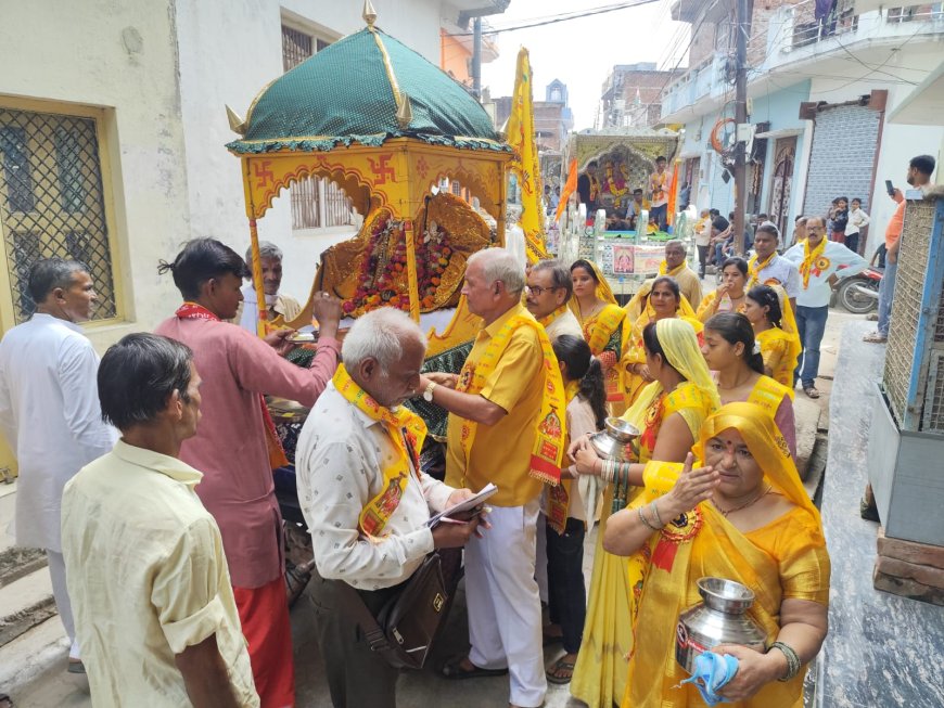 अग्रसेन जयंती पर निकाली गई भव्य शोभायात्रा