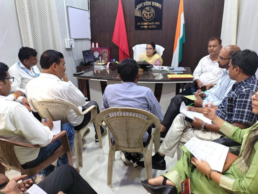 संचारी रोग, दस्तक पोलियो टीकाकरण अभियान के तहत उपजिलाधिकारी ने की बैठक