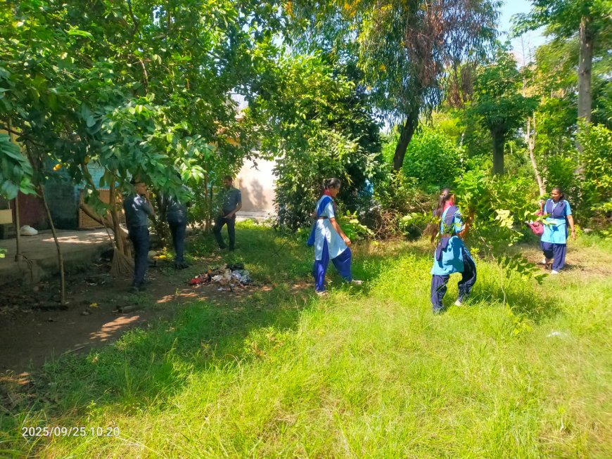 मथुरा प्रसाद महाविद्यालय में चार दिवसीय स्वच्छता अभियान सम्पन्न