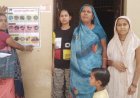 संचारी रोग नियंत्रण के लिए महिला स्वास्थ्य कर्मी ने चलाया अभियान