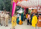 ग्राम सलैया में आयोजित छोटी रतनगढ़ वाली मैया के मेले का एस डी एम ने लिया जायजा