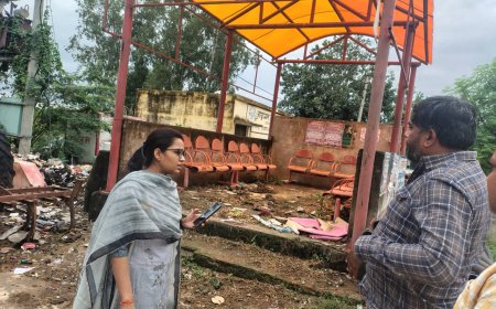 ग्राम देवगांव में स्थलीय निरीक्षण कर एस डी एम ने दिए निर्देश