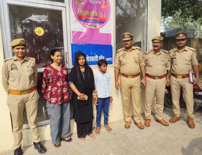 ट्यूशन पढ़ने गए लापता किशोर को मंडी चौकी इंचार्ज ने झाड़ियों से किया बरामद