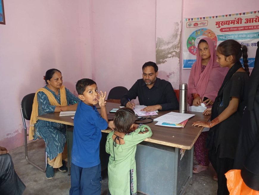 मुख्यमंत्री जनआरोग्य मेलों में 140 मरीजों का हुआ उपचार