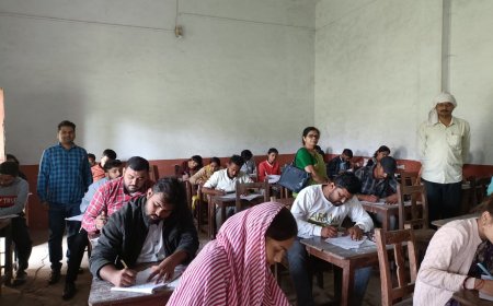 डीएलएड के 14  परीक्षार्थी परीक्षा से रहे अनुपस्थित