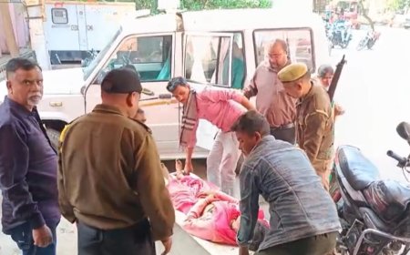 चक्कर आने से अचानक से गिरी बी एल ओ सी एच सी में कराया भर्ती