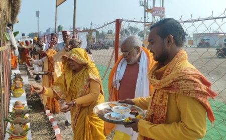 धर्म-मंगल की ध्वनि के बीच श्रीमद्भागवत कथा व महायज्ञ प्रारंभ