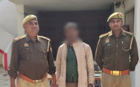 पुलिस ने एक वारंटी को गिरफतार कर भेजा जेल
