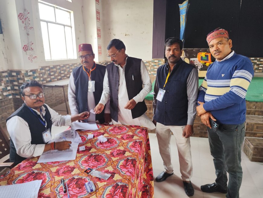 अ. भा. गहोई वैश्य महासभा की राष्ट्रीय कार्यकारिणी के लिए हुआ मतदान