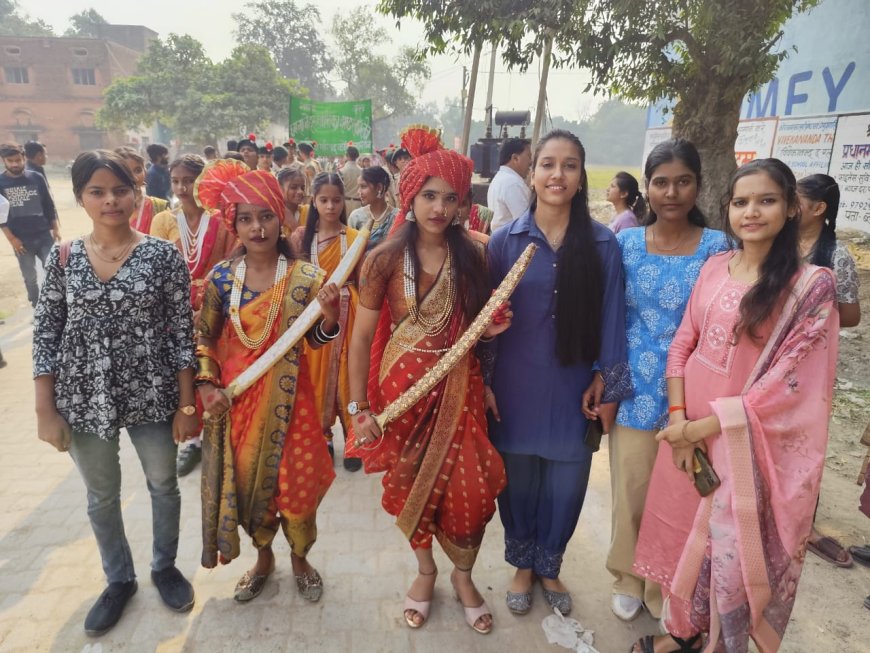 अ.भा.बि.परिषद ने रानी लक्ष्मी बाई की जयंती पर निकाली भव्य शोभायात्रा