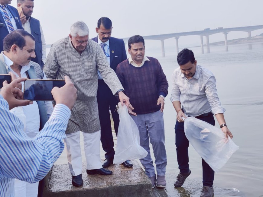 यमुना नदी में रिवर रैंचिंग कार्यक्रम का हुआ शुभारम्भ