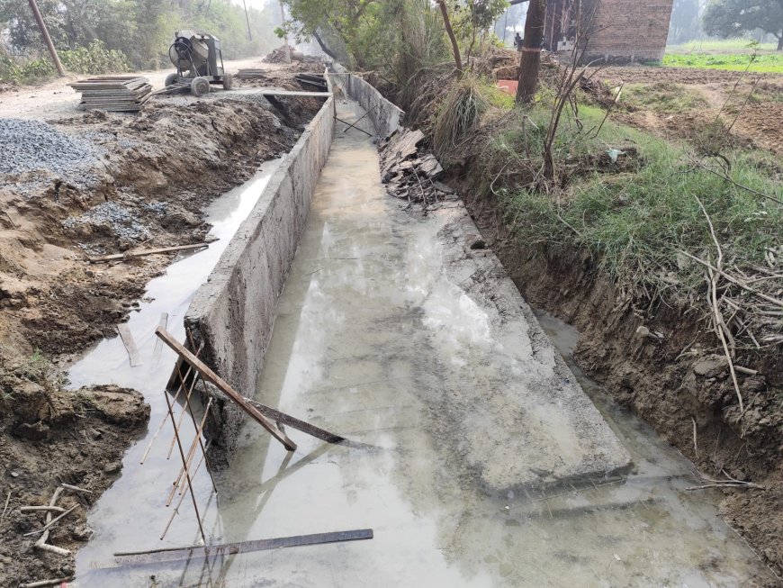 भ्रष्टाचार की भेंट चढ़ा नाला, जिम्मेदार मौन