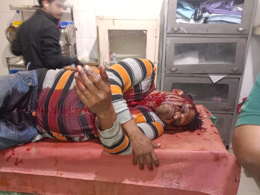 जानलेवा हमले के मामले को दबाने की कोशिश कर रही कालपी पुलिस