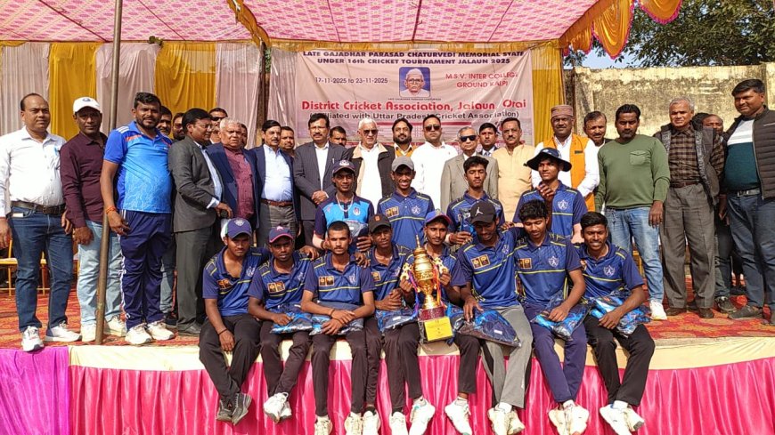 रायबरेली को 3 विकेट से हराकर लखनऊ ने अंडर 16 क्रिकेट टूर्नामेंट का खिताब जीता