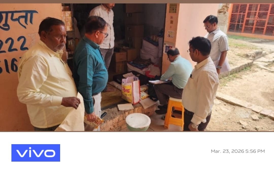 नवरात्रि के पर्व को देखते हुए खाद्य सुरक्षा विभाग ने चलाया अभियान