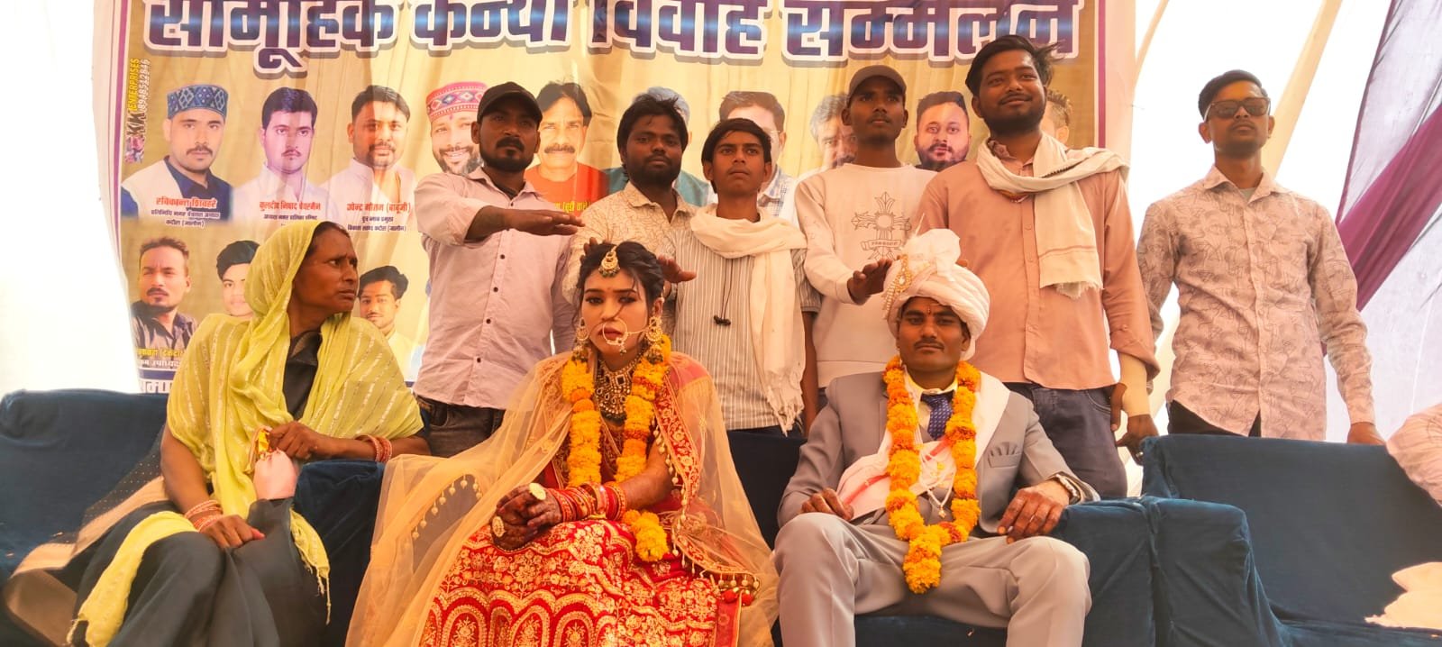 कैपेबल इंडिया ट्रस्ट के तत्वधान में 8 जोड़ो का विवाह हुआ संपन्न