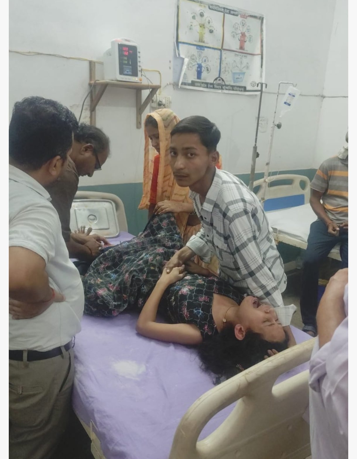 आमने सामने मोटर साइकिलों की टक्कर में दो गम्भीर रूप से हुए घायल