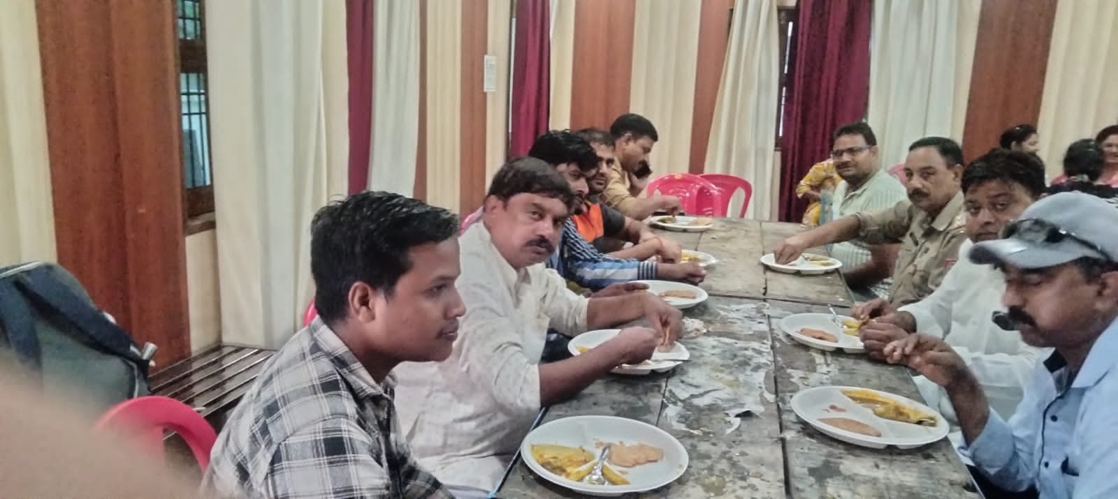 गणेशोत्सव पर कोतवाली परिसर में विशाल भंडारा आयोजित
