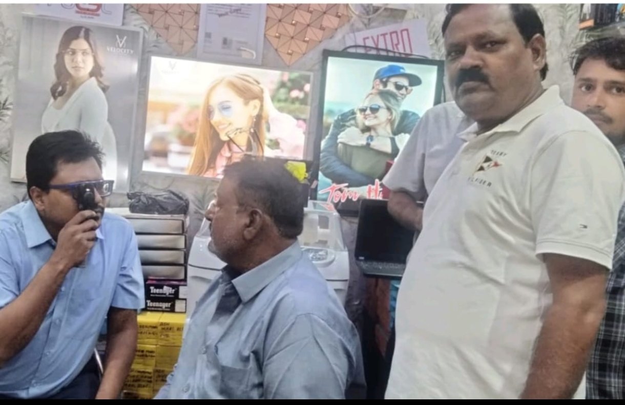 निशुल्क नेत्र शिविर में 147 मरीजों की हुई जांच